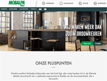 Tablet Screenshot of keukenidee.be